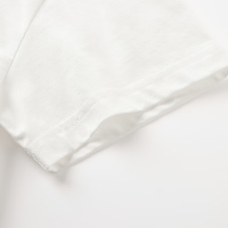 马骑顿（MQD）【凉感速干】MQD童装男大童24夏潮酷休闲短袖T恤 本白 150cm