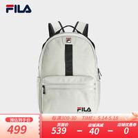 FILA 斐乐 男士背包2024夏时尚休闲运动双肩包大容量书包 青云灰-GY XS