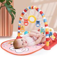 爱婴乐 婴儿脚踏钢琴健身架0-1岁宝宝音乐游戏毯多功能音乐玩具