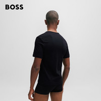 HUGO BOSS 男士24新款针织基础款短袖T恤