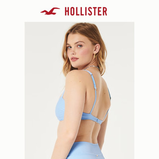 HOLLISTER24夏季辣妹泳装可爱U领比基尼上装 女 KI311-4229 浅蓝色 L