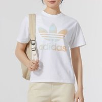 adidas 阿迪达斯 三叶草短袖女装T恤运动服休闲宽松半袖