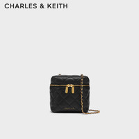 CHARLES & KEITH CHARLES&KEITH;经典菱格链条单肩斜挎包盒子包包女包520礼物送女友CK2-80271114