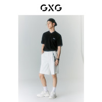 GXG 男装 商场同款自我疗愈系列立领短袖POLO衫 2022年夏季新品