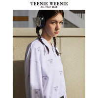 TEENIE WEENIE TeenieWeenie小熊奥莱Polo领拉链套头卫衣宽松韩版女秋