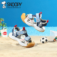 88VIP：SNOOPY 史努比 童鞋儿童凉鞋包头鞋夏季新款男童沙滩鞋框子鞋小童休闲鞋子