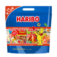 88VIP：HARIBO 哈瑞宝 德国牌哈瑞宝小熊橡皮糖虫虫软糖水果糖网红儿童糖果零食80g×4袋