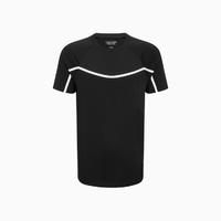 卡尔文·克莱恩 Calvin Klein CK运动夏季男士圆领插肩袖反光条字母跑步健身短袖T恤4MS2K106