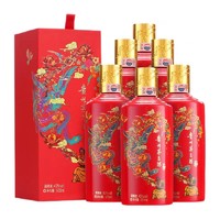 88VIP：MOUTAI 茅台 贵州茅台飞天43度喜宴茅台酱香型白酒500ml*6整箱原箱