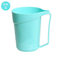 CHAHUA 茶花 漱口杯塑料套装情侣牙刷杯创意杯子儿童洗漱杯牙杯 蓝色（1493）570ML