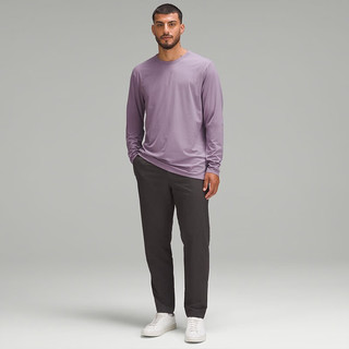丨Fundamental™ 男士长袖 T 恤速干 LM3CZRS 紫色灰 S