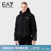 EMPORIO ARMANI 女装EA7女士logo标识短款拉链棉外套