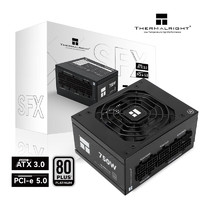 利民 额定750W TR-TPFX750 白金全模组电脑电源 SFX ATX3.0 压纹线版PCIE5.0台式电源