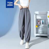唐狮 TONLION2024女凉快气球休闲裤WP 中灰 L