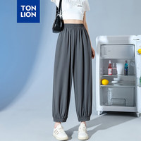 唐狮 TONLION2024女凉快气球休闲裤WP 深灰 S