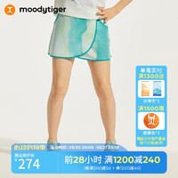 moodytiger女童运动短裙24夏季舒适百搭透气直筒儿童半身裙裤