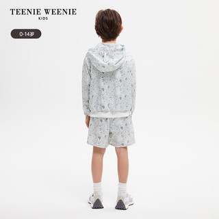 Teenie Weenie Kids小熊童装24夏款男童宝宝芝麻街满印漫画风套装 撞色-上衣 90cm