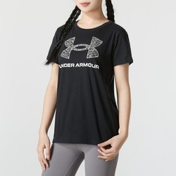 UNDER ARMOUR 安德玛 圆领短袖女装上衣户外舒适透气跑步运动休闲女式T恤