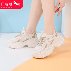 reddragonfly红蜻蜓女鞋增高老爹鞋厚底ins网红潮鞋休闲运动鞋子女c0t