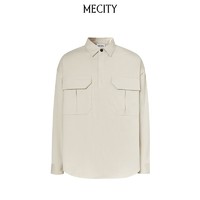 百亿补贴：MECITY 男士春季新款衬衫元素茄克外套纯色工装夹克外套534287