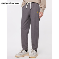 Meters bonwe 美特斯邦威 束口针织长裤男冬季新款MTEE大力士系列休闲裤