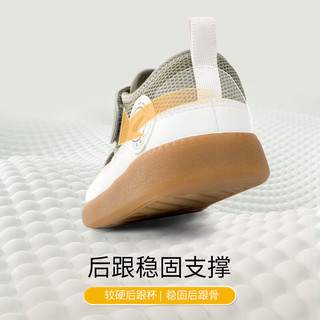 江博士学步鞋运动鞋 春季男女童纯色简约透气儿童鞋B14241W043绿/米 30 30(脚长约18.2-18.8)