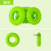 千井 O型握力圈硅胶橡胶圈 男女手指训练器儿童锻练手力握力器 20KG绿色(适合青少年)