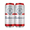 88VIP：Budweiser 百威 啤酒经典醇正红罐拉格450ml*2听