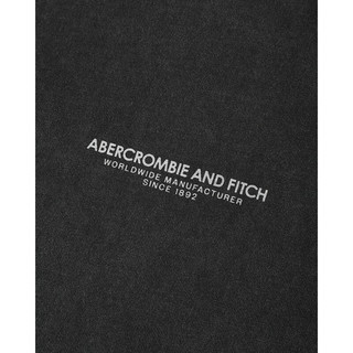 ABERCROMBIE & FITCHAF男装 24春夏新款复古风经典Logo款宽松T恤短袖KI123-4160