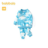88VIP：巴拉巴拉 儿童衣服宝宝春秋套装女童运动套装男童潮装清新洋气趣味