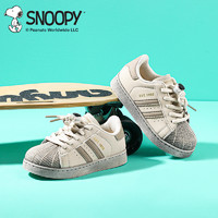 88VIP：SNOOPY 史努比 童鞋男童运动鞋板鞋低帮2024春季新款儿童贝壳头脏脏鞋