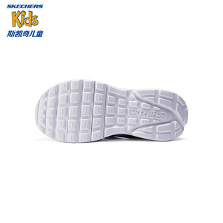 Skechers斯凯奇男童夏季运动休闲包头凉鞋时尚沙滩童鞋407112L 蓝色/BLU 30码