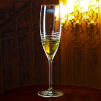 Glass 高斯 捷克进口香槟杯香槟酒杯 高脚杯 起泡酒杯 冰酒杯  雕刻 170ml