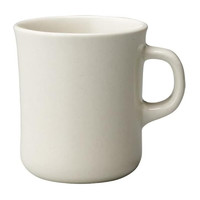 KINTO 日本进口陶瓷马克杯 手冲咖啡杯 复古杯 送礼杯子 耐热 简约时尚 白色 400ml
