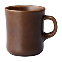 KINTO 日本进口陶瓷马克杯 手冲咖啡杯 复古杯 送礼杯子 耐热 简约时尚 棕色 400ml