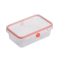 CHAHUA 茶花 冰箱收纳盒水果保鲜盒专用厨房塑料长方形冷冻食品密封盒