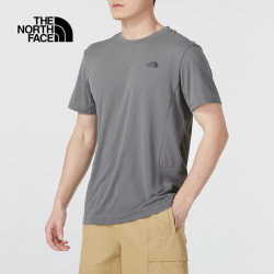 北面 短袖男2024夏季新款户外运动服网面拼接半袖flashdry速干t恤多少