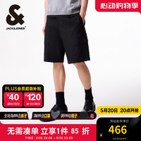 杰克·琼斯（JACK&JONES）夏季男士短裤休闲舒适弹力面料廓形工装风牛仔短裤224243019 黑色牛仔A15 黑色牛仔A15 170/76A/SR