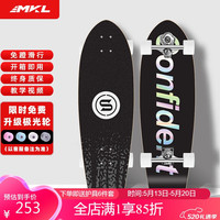 迈卡龙S9Pro陆地冲浪板初学者专业陆冲板成人刷街免蹬地大鱼板路冲板 S9 PRO-32寸炫彩镭射 32寸【S9PRO】炫彩镭射