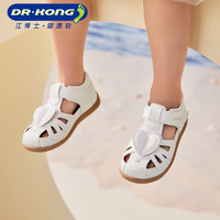 88VIP：DR.KONG 江博士 2023夏季新款凉鞋魔术贴学步鞋可爱包头女宝宝凉鞋