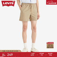 Levi's李维斯24夏季男士宽松直筒帅气时尚复古简约休闲短裤 卡其色 M