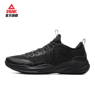 PEAK 匹克 轻灵1.0EX精英版篮球鞋缓震轻质透气比赛球鞋男DA420311 全黑