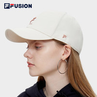 FILAFUSION斐乐棒球帽中性2023时尚休闲鸭舌帽遮阳帽 乳糖色-BG XS