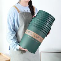 助趣 加仑花盆家用阳台塑料花盆小绿萝月季多肉第三代二代树脂