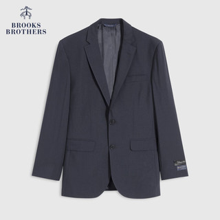 布克兄弟（BrooksBrothers）男士绵羊毛气质修身纯色西装外套 4004-藏青色 36SH