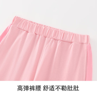 Classic Teddy精典泰迪女童裤子儿童防蚊裤中大童装夏季薄款衣服夏装长裤新 仙女粉 130