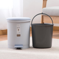 CHAHUA 茶花 垃圾桶家用带盖分类创意大号厨房卫生间拉圾桶厕所拉圾筒客厅