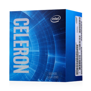 英特尔(Intel)酷睿 奔腾 赛扬 CPU处理器 台式机 原盒 赛扬 G5900【2核2线程】