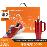 CRISPI 全球龙年限定男女时尚撞色恶龙登山徒步鞋ATTIVA STANLEY礼盒（祥龙红低帮）现货 36