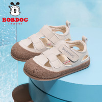 88VIP：BoBDoG 巴布豆 儿童鞋2024夏新款凉鞋男女童防滑沙滩鞋包头宝宝鞋ER864103